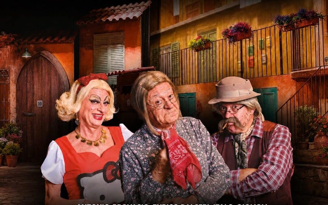 Locandina 1080x1080 dello spettacolo Ricordi de I Legnanesi, in programma al Teatro Alfieri di Torino nella stagione 2026-27